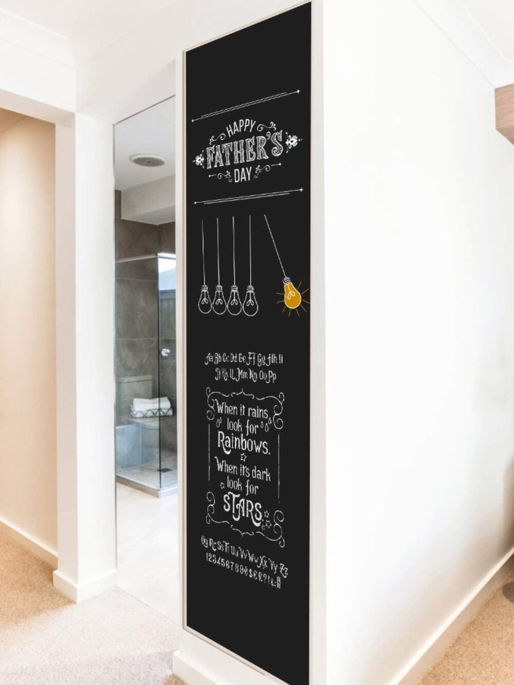 Chalkboard Wall Sticker Wall Decal Blackboard Wallpaper Large Chalkboard Contact